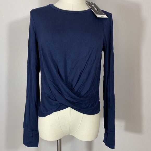 🌸Terez Girls Navy Long Sleeve Top size XL - Picture 1 of 10